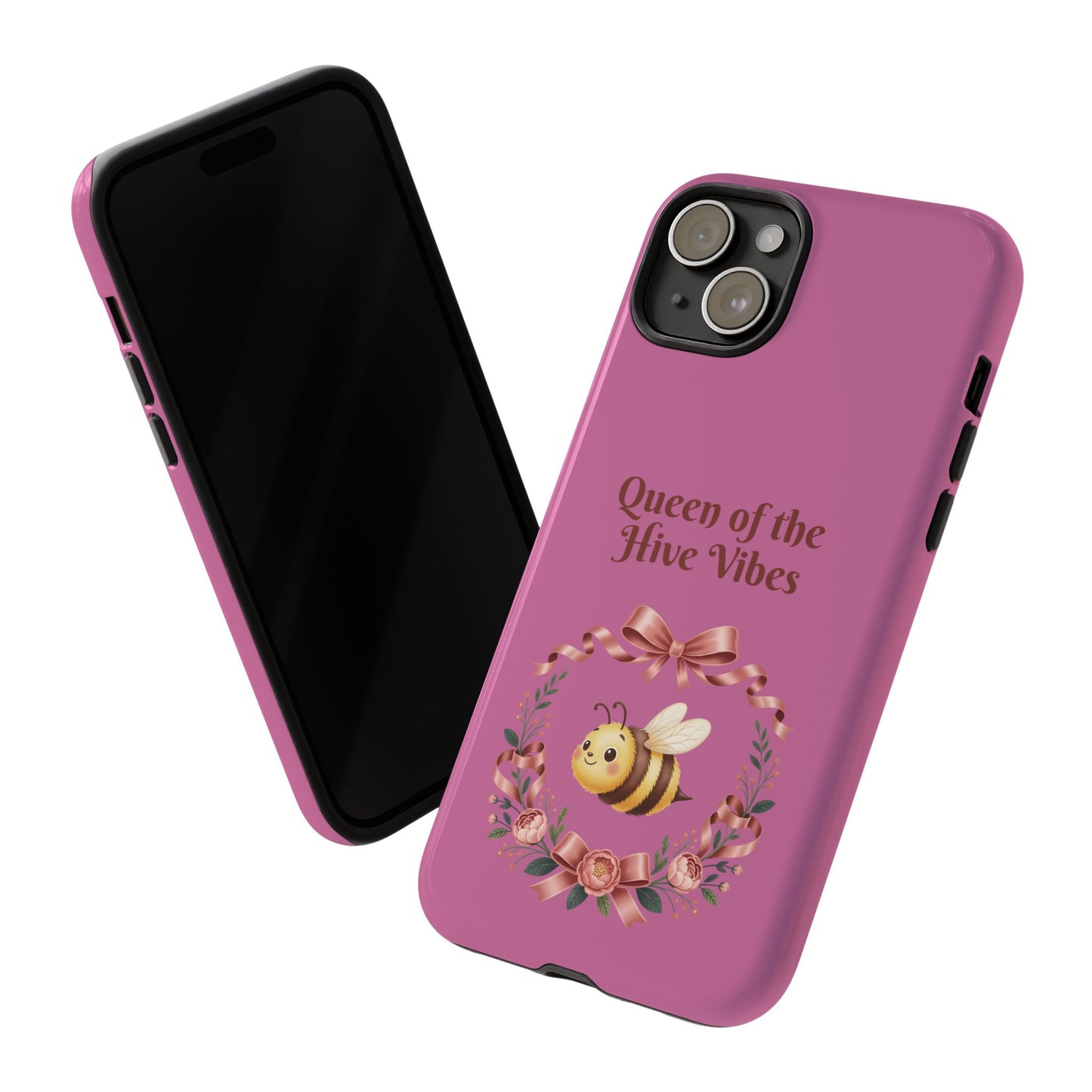 Queen of the Hive Bee Phone Case | Cute Floral Bee iPhone Case