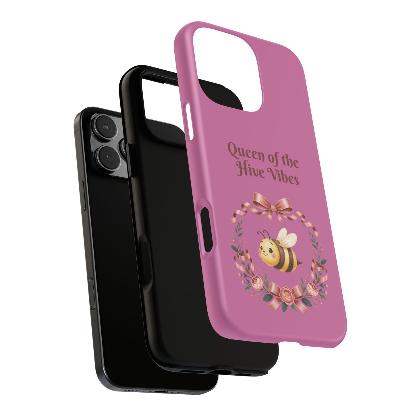 Queen of the Hive Bee Phone Case | Cute Floral Bee iPhone Case