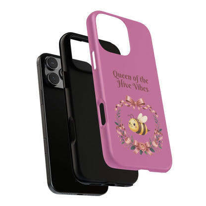 Queen of the Hive Bee Phone Case | Cute Floral Bee iPhone Case