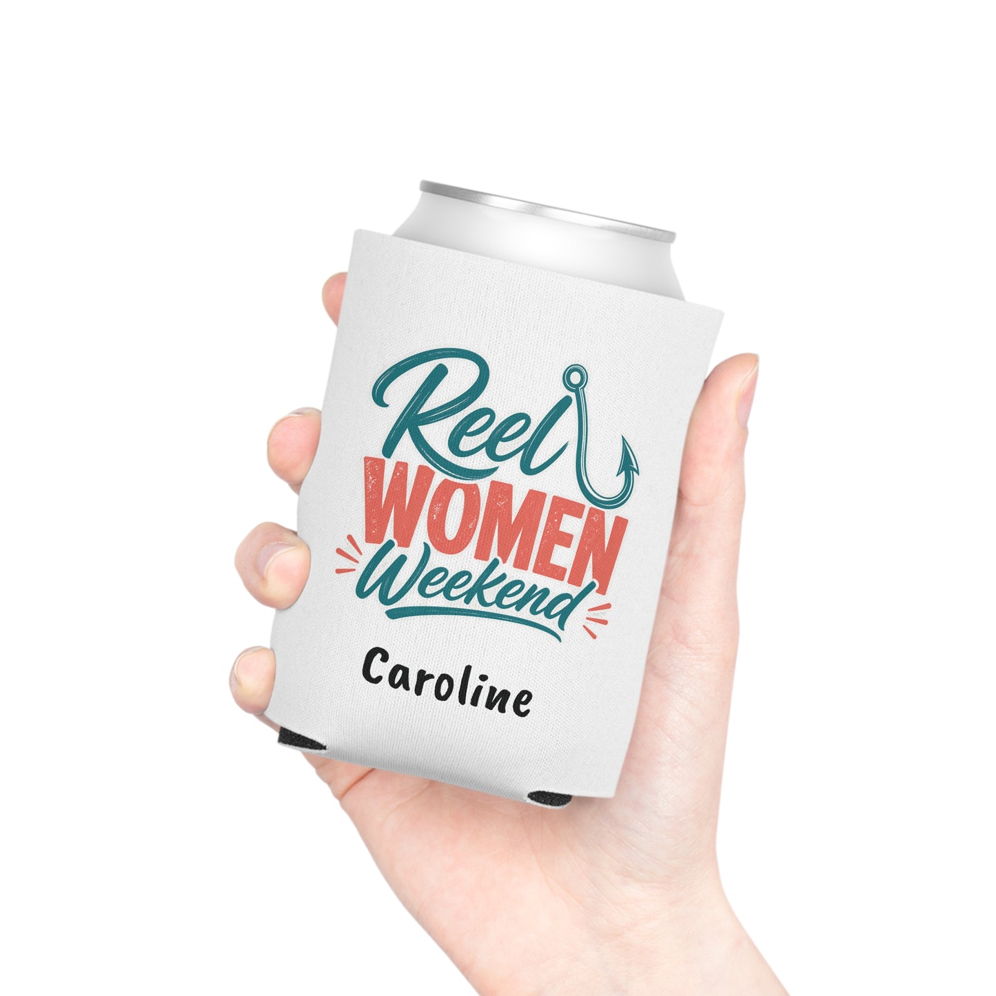 Reel Women Weekend Can Cooler | Fishing Bachelorette Party, Personalized