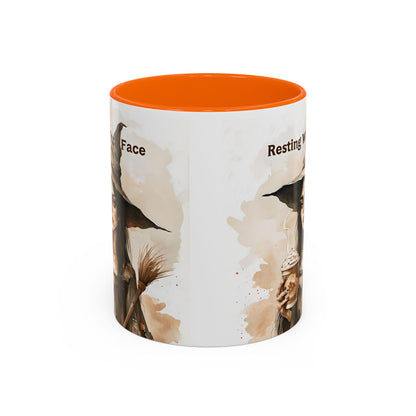 Resting Witch Face Coffee Mug - Halloween Mug, Funny Mug, Witch Mug, Halloween Gift, Coffee Lover Gift