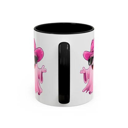 Playful Ghost Coffee Mug - Fun Halloween Drinkware, Cute Gift for Ghost Lovers, Perfect for Fall, Coffee Lovers, Halloween Decor