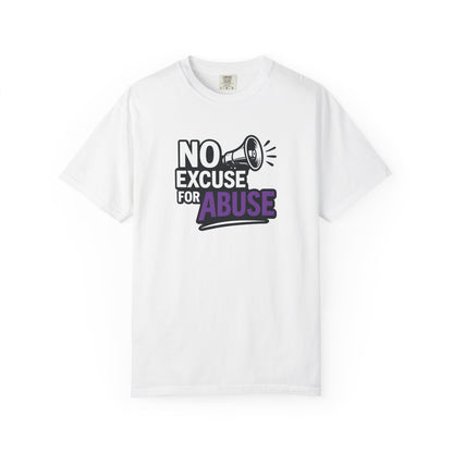Empowering Unisex T-Shirt: No Excuse for Abuse, Awareness Shirt, Activism Tee, Gift for Supporters, Comfort Wear