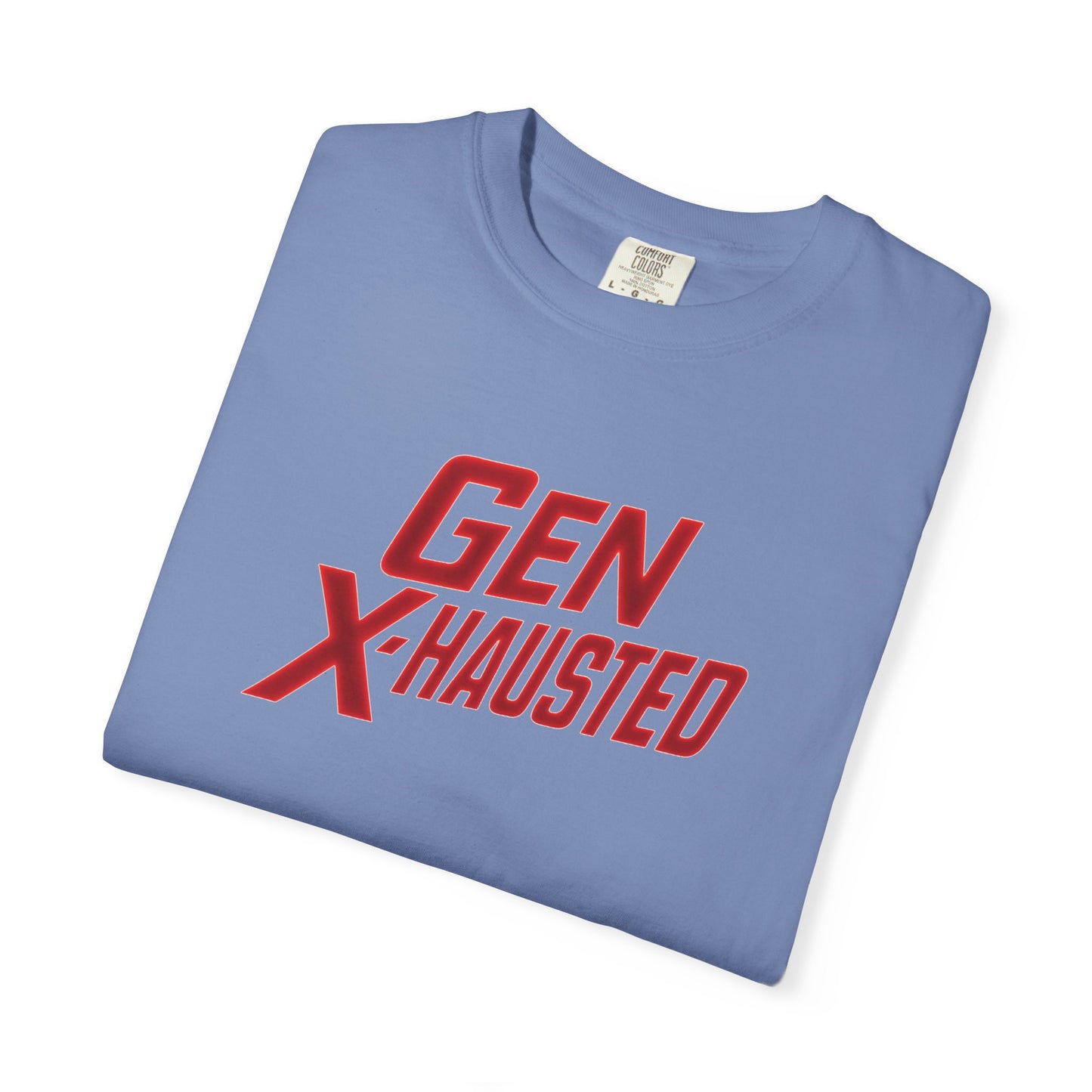 Gen X-Hausted Unisex T-Shirt, Vintage Style Tee, Funny Gift for Gen X, Casual Wear, Humor Shirt
