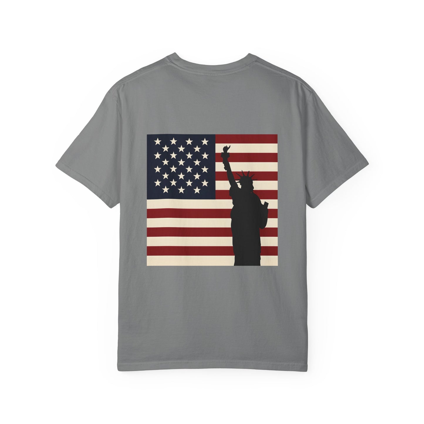 Freedom Patriotic T-shirt, Statue of Liberty, USA Independence Day Tee, Liberty Island Shirt, America Flag Top, Patriotic July 4th Gift
