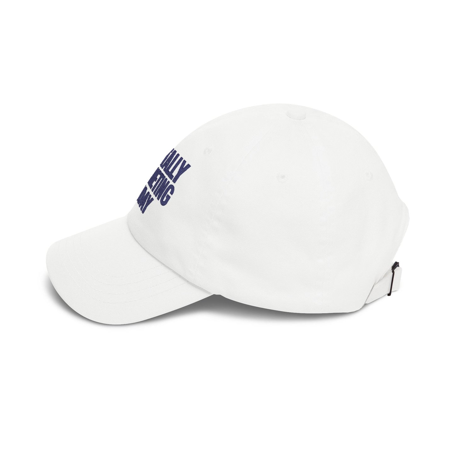 Mentally Crocheting Today Dad Cap | Embroidered Crochet Hat