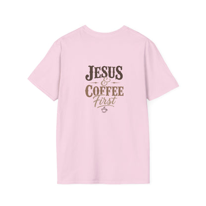 Jesus & Coffee First T-Shirt | Christian Coffee Tee