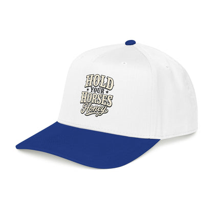 Hold Your Horses Honey Mid Profile Baseball Cap | Western Rodeo Cowboy