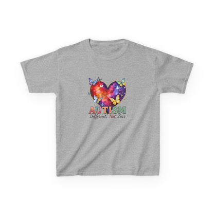 Autism Puzzle Heart Kids Tee | Different Not Less