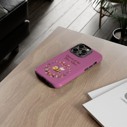 Queen of the Hive Bee Phone Case | Cute Floral Bee iPhone Case