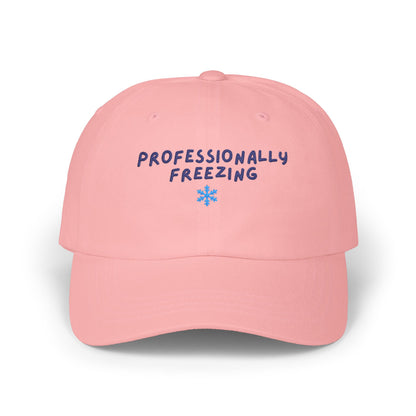 Professionally Freezing Classic Dad Cap | Snowflake Embroidered Hat