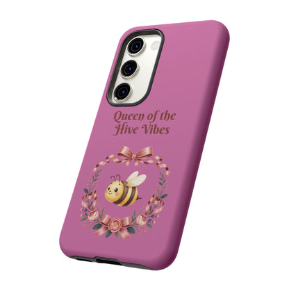 Queen of the Hive Bee Phone Case | Cute Floral Bee iPhone Case
