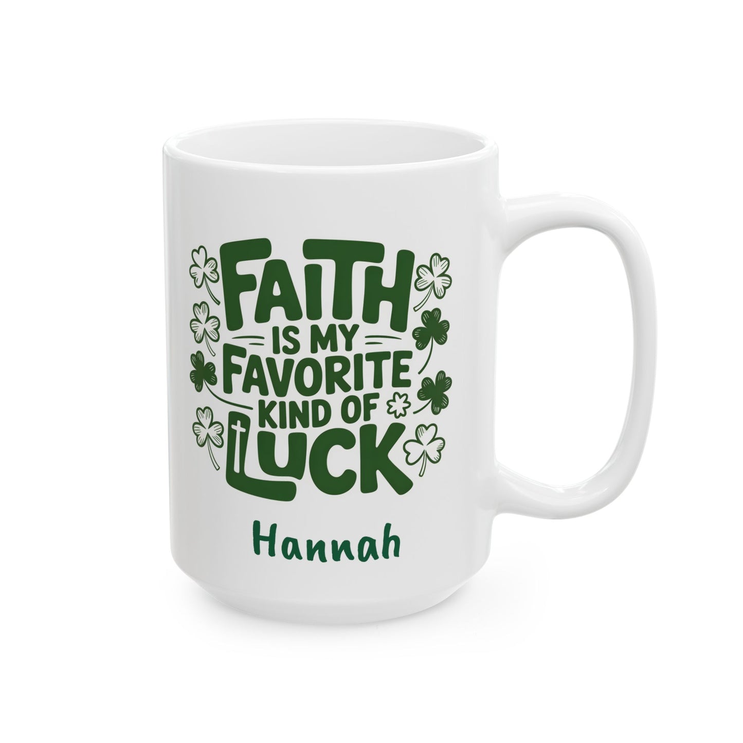 Lucky Shamrock Coffee Mug | St. Patrick's Day Clover Design
