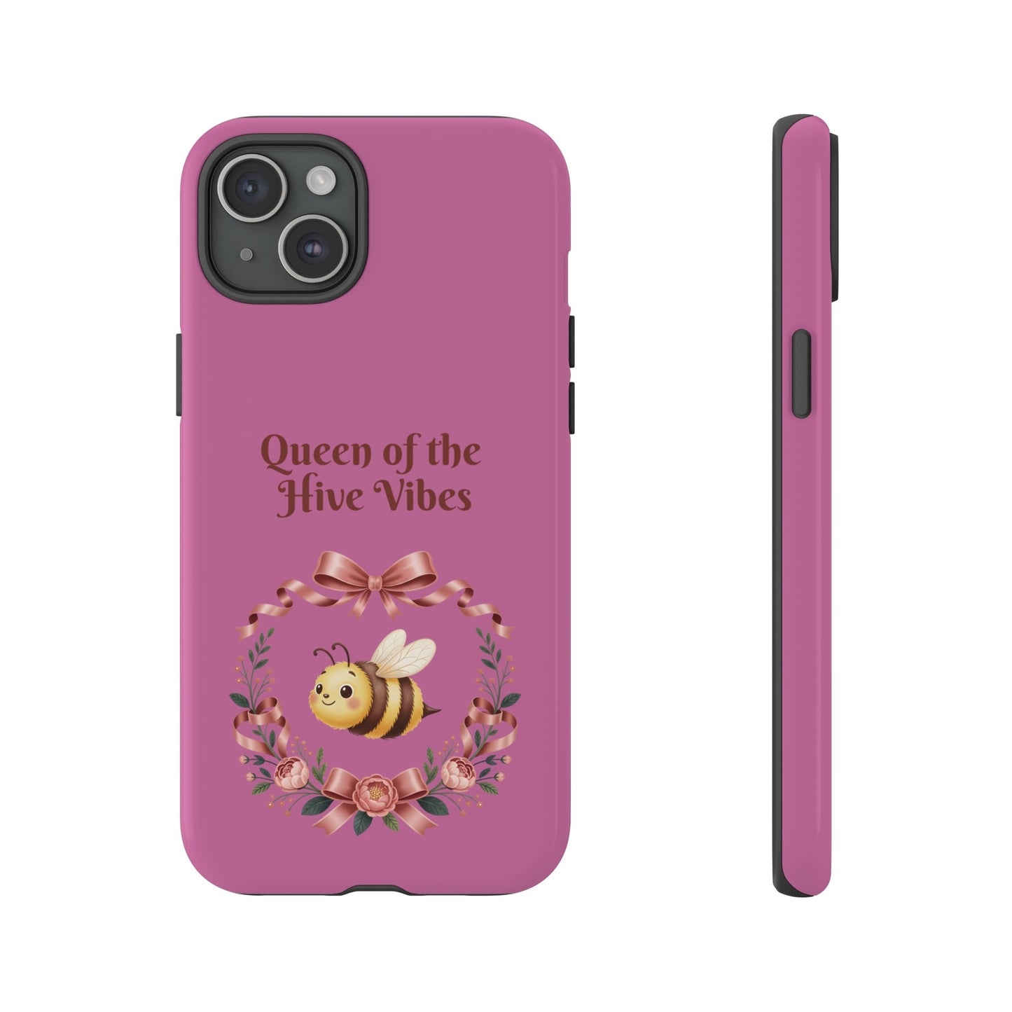 Queen of the Hive Bee Phone Case | Cute Floral Bee iPhone Case