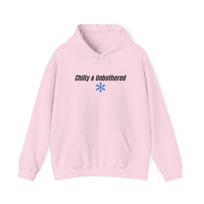 Chilly & Unbothered hoodie | Snowflake graphic sweatshirt