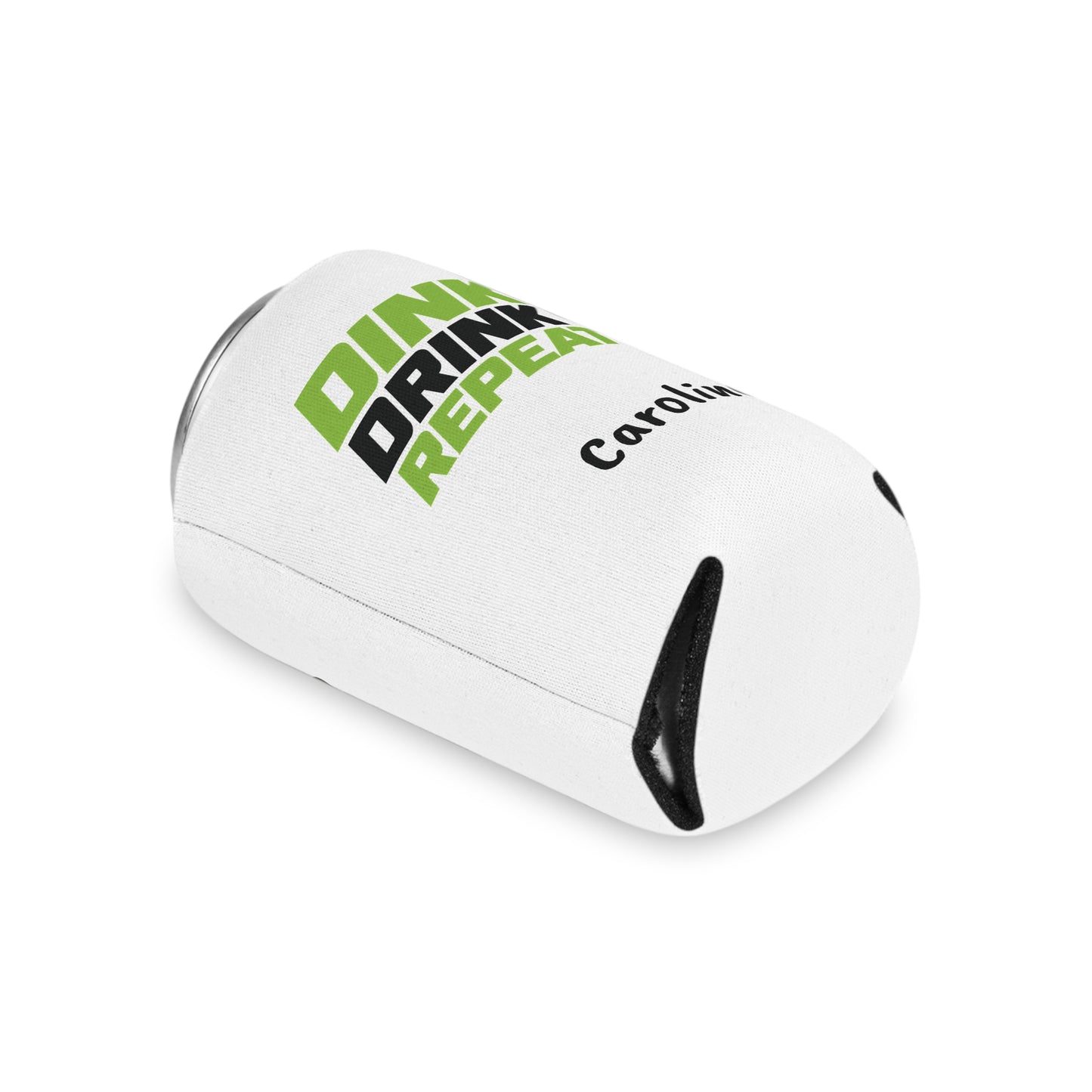Dink Drink Repeat Can Cooler | Pickleball Paddle Graphic, Personalized Option
