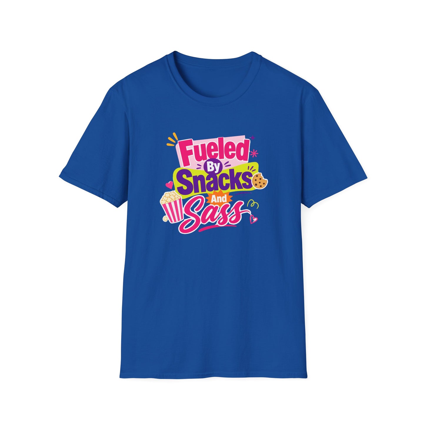 Fueled by Snacks and Sass T-Shirt | Snack Quote Tee
