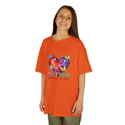 Autism Puzzle Heart Kids Tee | Different Not Less