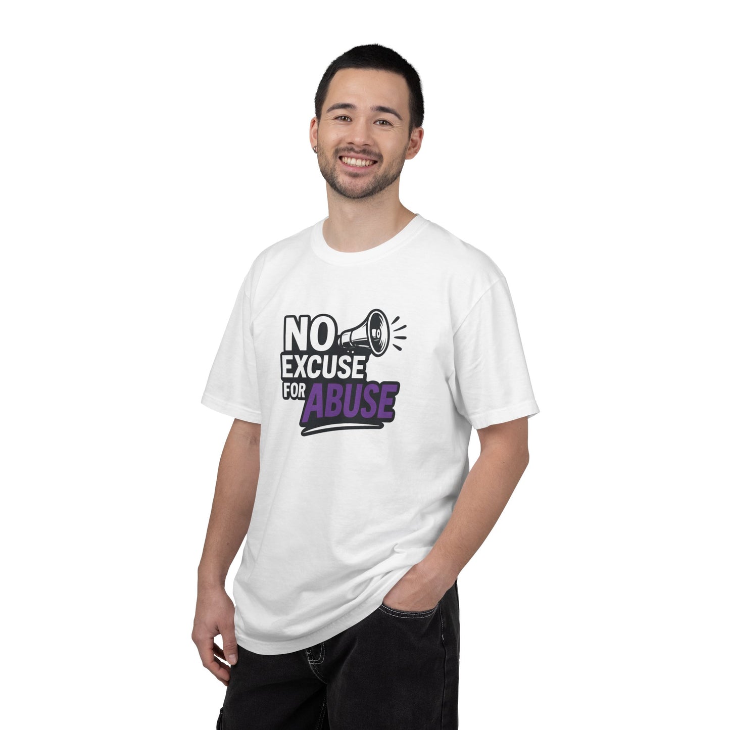 Empowering Unisex T-Shirt: No Excuse for Abuse, Awareness Shirt, Activism Tee, Gift for Supporters, Comfort Wear