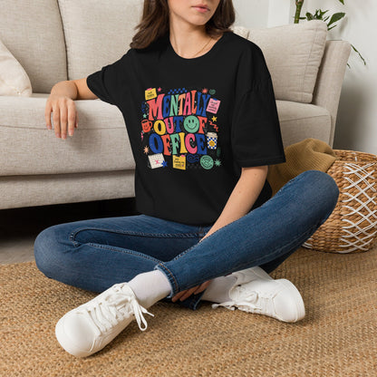 Mentally Out Of Office T-Shirt | Colorful Retro Graphic