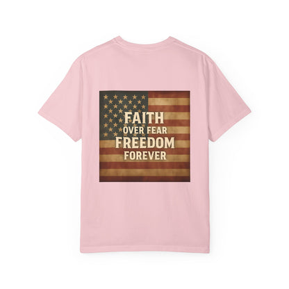 Faith Family Freedom Unisex T-shirt, Christian Tee, Faith Over Fear Shirt, Religious Apparel, Inspirational Clothing