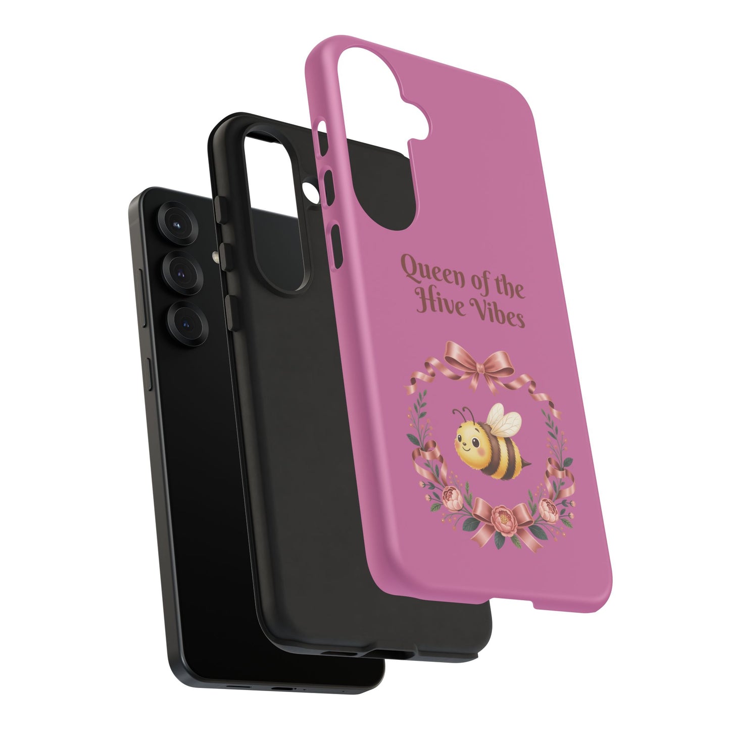 Queen of the Hive Bee Phone Case | Cute Floral Bee iPhone Case