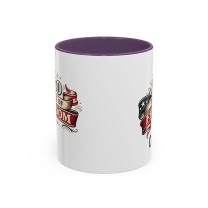 250 Years of Freedom Coffee Mug | Personalized Name - America 250th Anniversary, Semiquincentennial, Patriotic Gift, Heritage Celebration