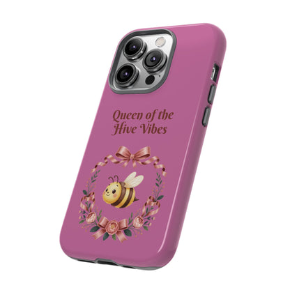 Queen of the Hive Bee Phone Case | Cute Floral Bee iPhone Case