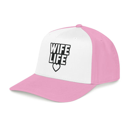 Wife Life Mid Profile Baseball Cap | Wife Life Baseball Hat