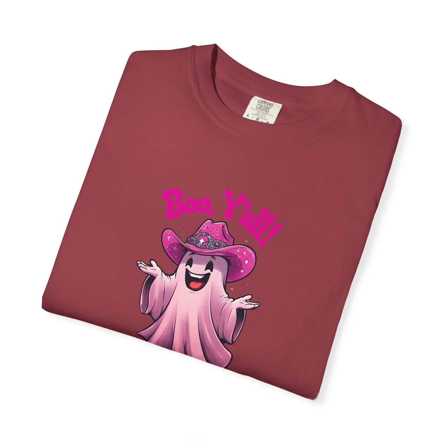 Boo Y'all Ghost T-Shirt, Fun Halloween Tee, Unisex Shirt, Cute Ghost Apparel, Spooky Season Outfit