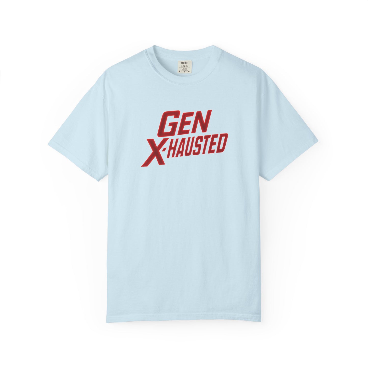 Gen X-Hausted Unisex T-Shirt, Vintage Style Tee, Funny Gift for Gen X, Casual Wear, Humor Shirt