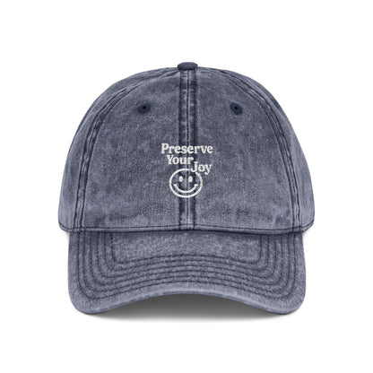 Embroidered Cap, Vintage Baseball Hat Protect Your Joy, Dad Hat, Retro Cap, Distressed Hat, Women's Cap, Gift for Him, Summer Hat