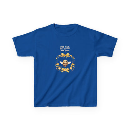 Bee Kind Bee Silly Bee You Kids T-Shirt | Cute Bee Wreath Design