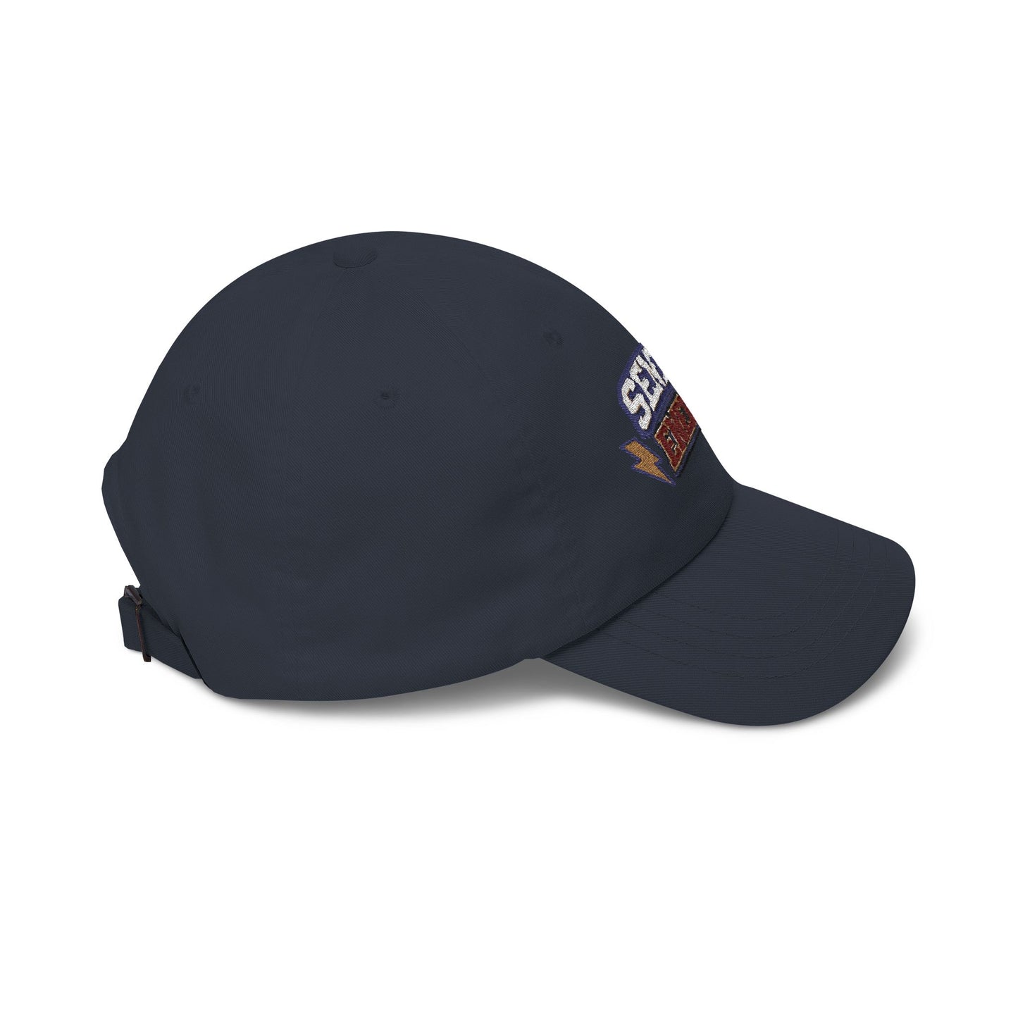 Senior Energy Dad Cap | Embroidered Lightning Logo