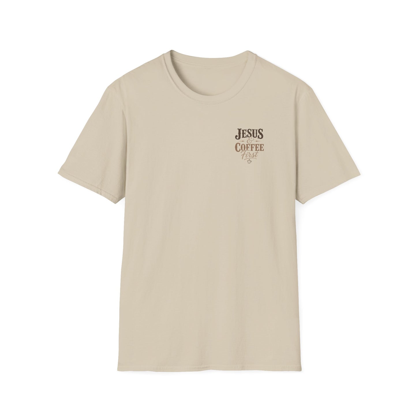 Jesus & Coffee First T-Shirt | Christian Coffee Tee