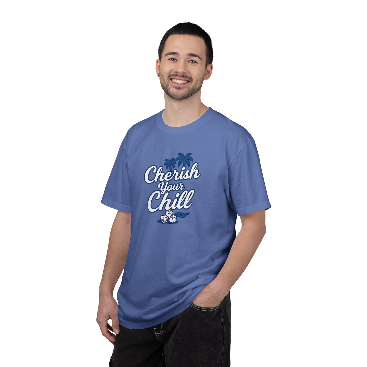 Cherish Your Chill T-Shirt, Unisex Relaxed Fit Tee, Beach Vibes Shirt, Summer Casual Wear, Gift for Friends, Vacation Essentials