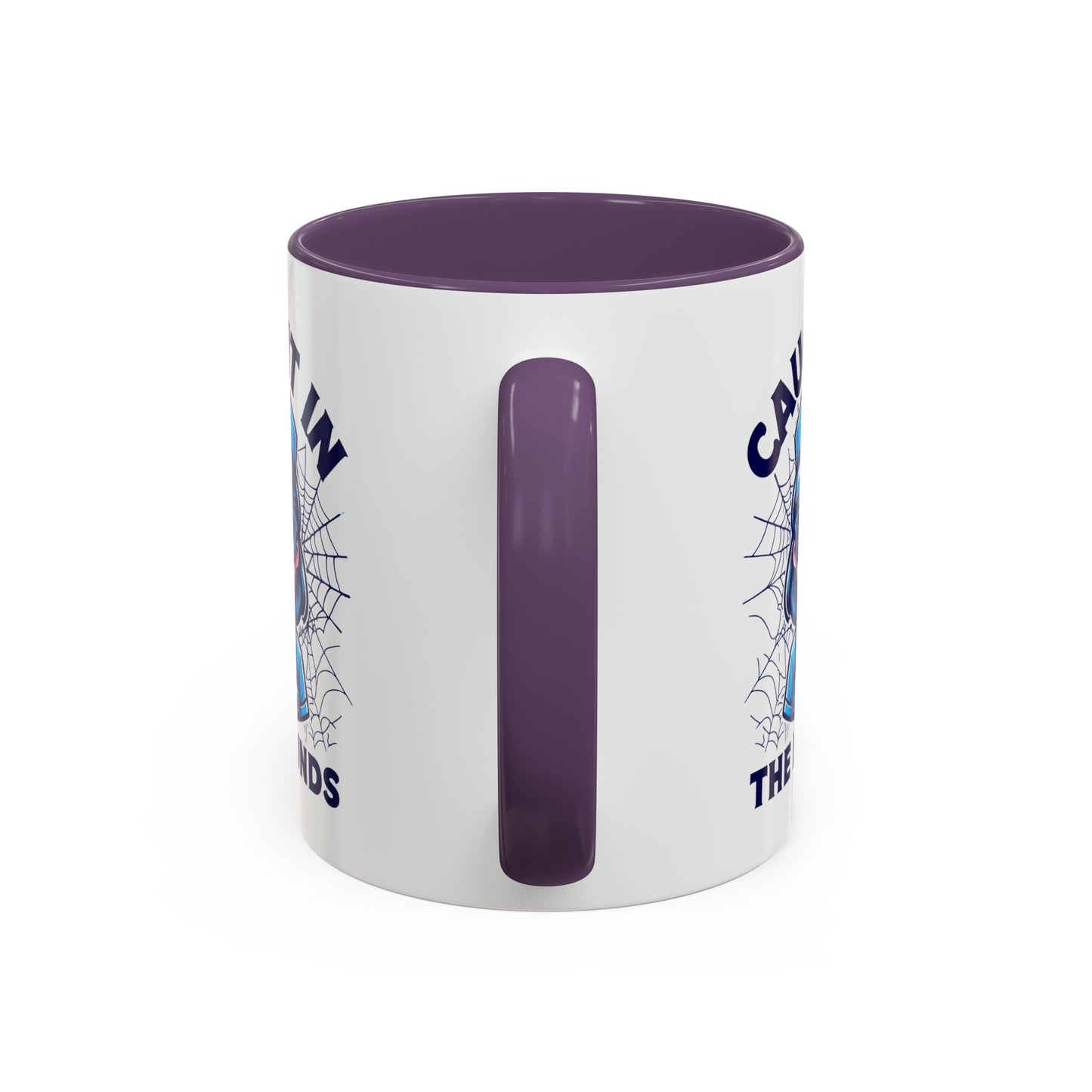Nurse Coffee Mug, Cute Nursing Gift, Healthcare Appreciation, Fun Spider Design, Caught in the Rounds Mug