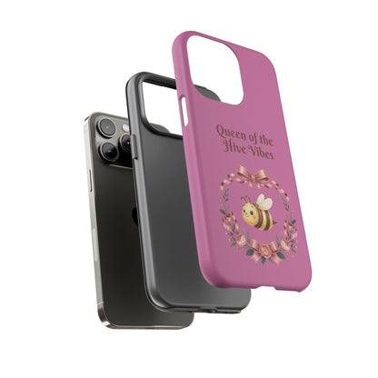 Queen of the Hive Bee Phone Case | Cute Floral Bee iPhone Case