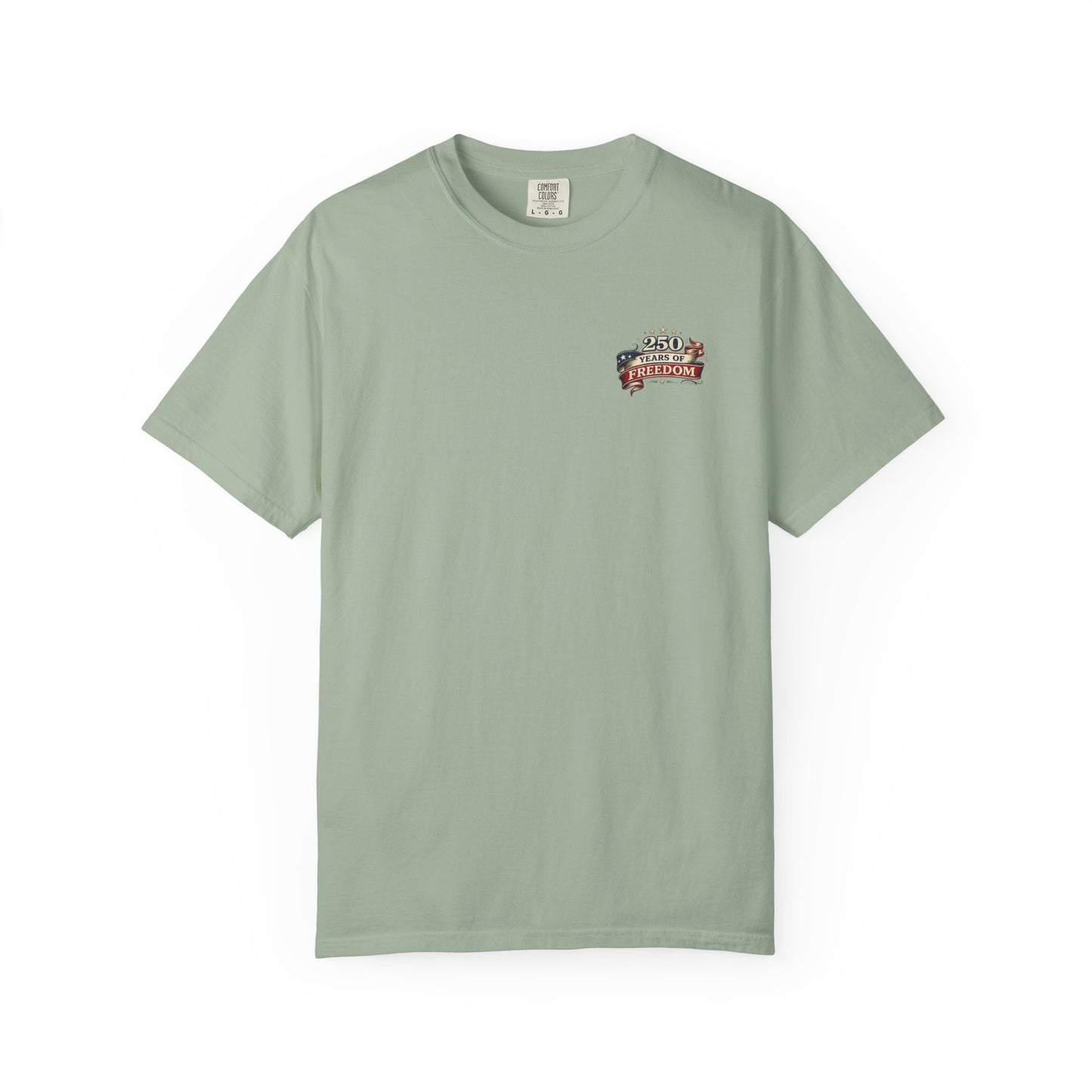 250 Years of Freedom T-shirt | American Flag Ribbon Patriotic Tee