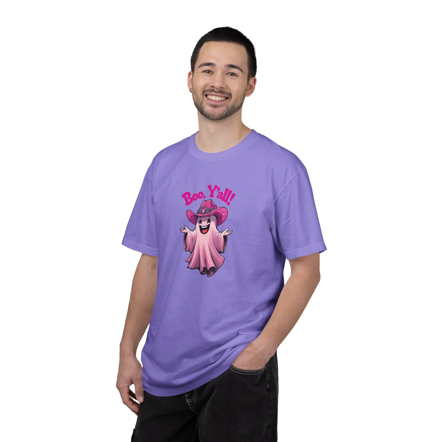 Boo Y'all Ghost T-Shirt, Fun Halloween Tee, Unisex Shirt, Cute Ghost Apparel, Spooky Season Outfit