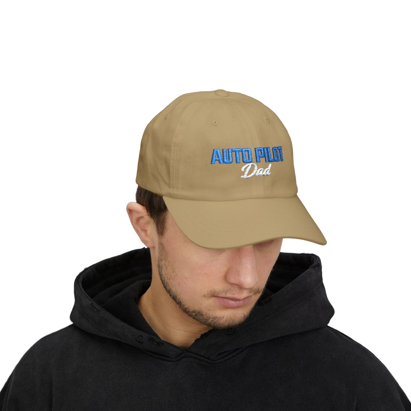 Autopilot Dad Cap | Embroidered Baseball Hat, Adjustable Classic Dad Cap