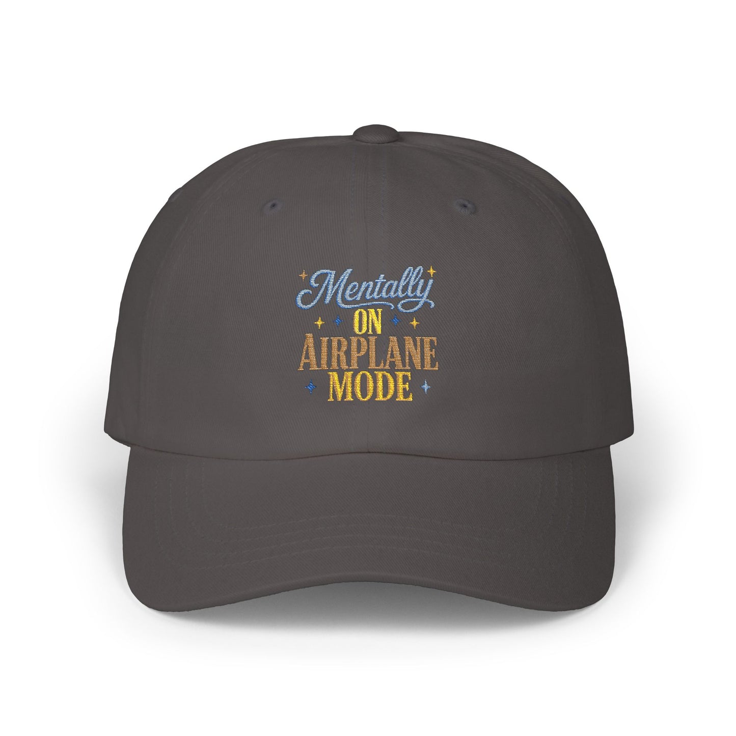Mentally On Airplane Mode Dad Cap | Mental Health Humor
