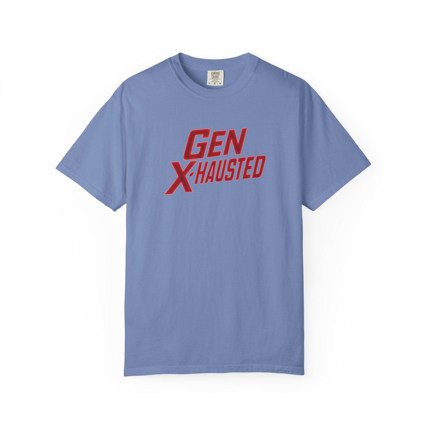 Gen X-Hausted Unisex T-Shirt, Vintage Style Tee, Funny Gift for Gen X, Casual Wear, Humor Shirt