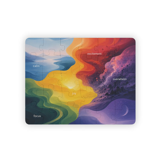 Emotional Spectrum Artwork Kids Puzzle