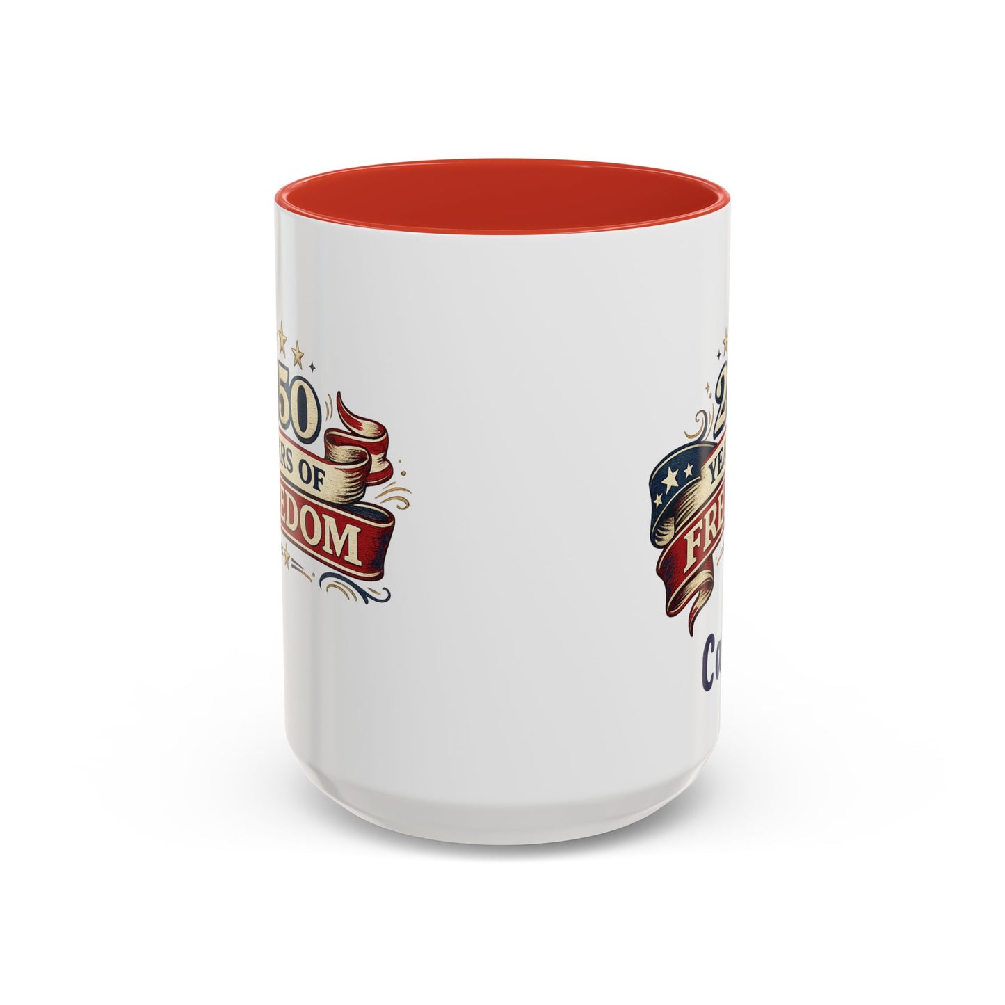 250 Years of Freedom Coffee Mug | Personalized Name - America 250th Anniversary, Semiquincentennial, Patriotic Gift, Heritage Celebration