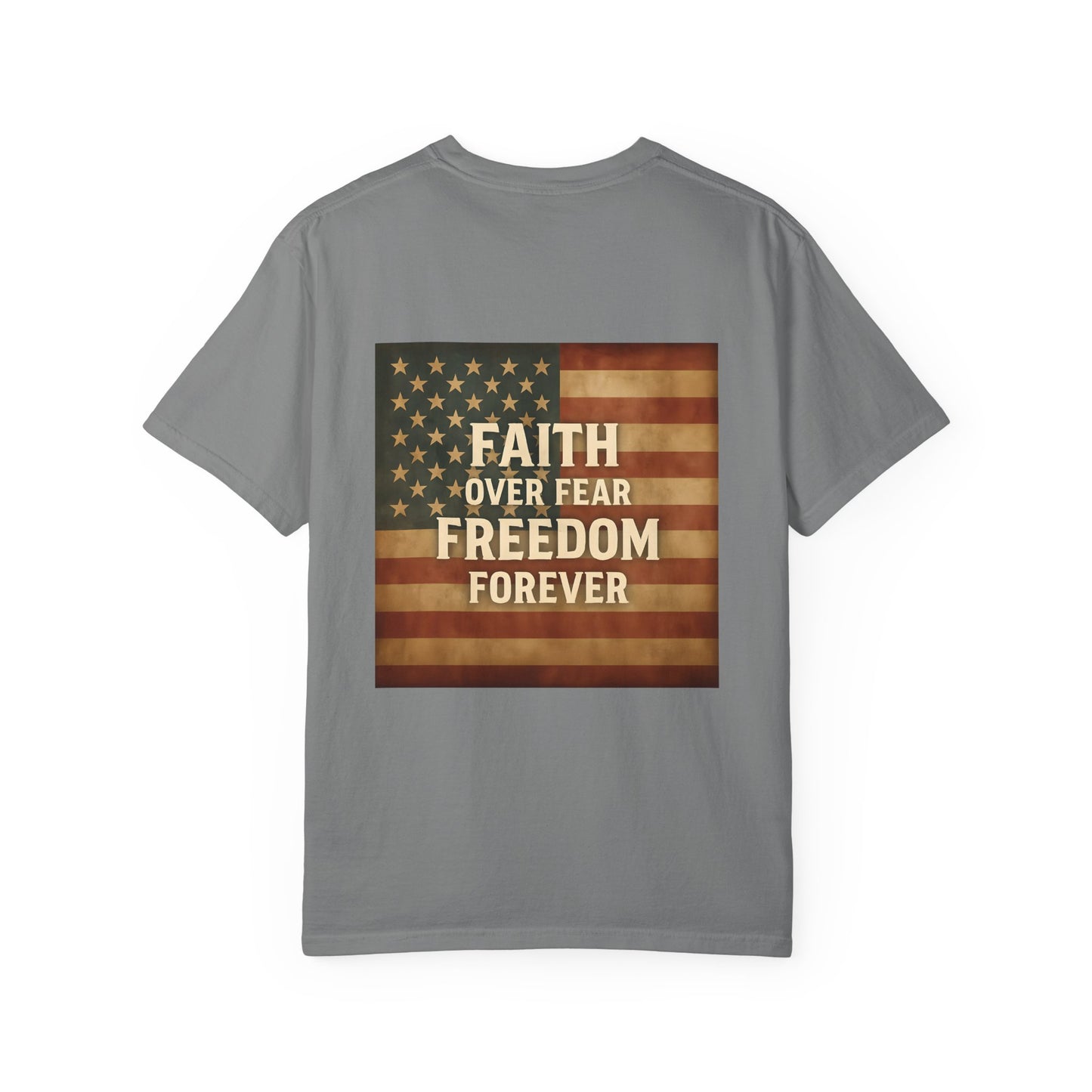 Faith Family Freedom Unisex T-shirt, Christian Tee, Faith Over Fear Shirt, Religious Apparel, Inspirational Clothing