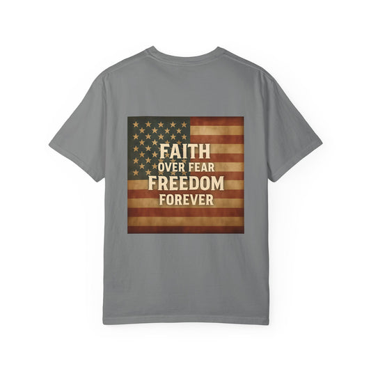 Faith Family Freedom Unisex T-shirt, Christian Tee, Faith Over Fear Shirt, Religious Apparel, Inspirational Clothing