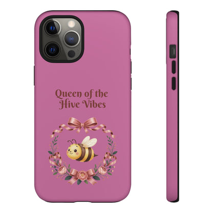 Queen of the Hive Bee Phone Case | Cute Floral Bee iPhone Case