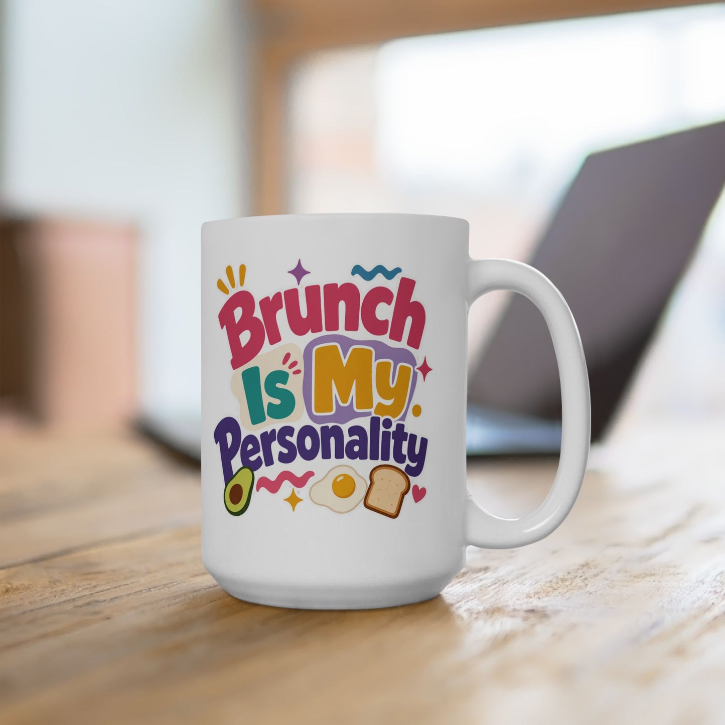 Brunch Is My Personality Mug | Avocado Toast Coffee Cup