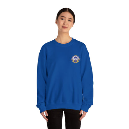 Unbothered Energy embroidered sweatshirt | Funny Slogan Crewneck